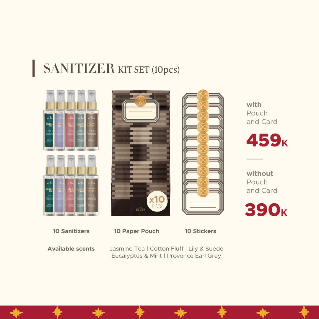CHRISTMAS Gifting Kit Set 10 Hand Sanitizer 60ml