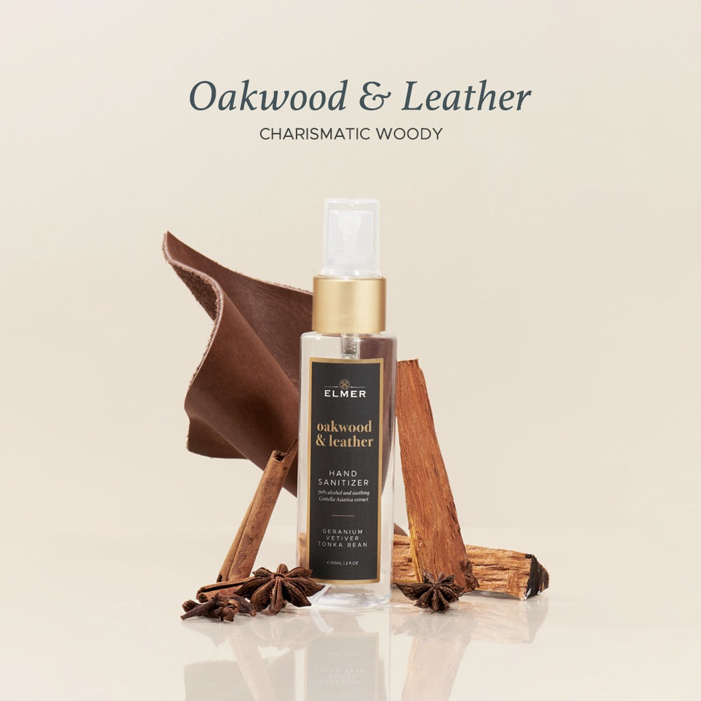 Hand Sanitizer Oakwood & Leather