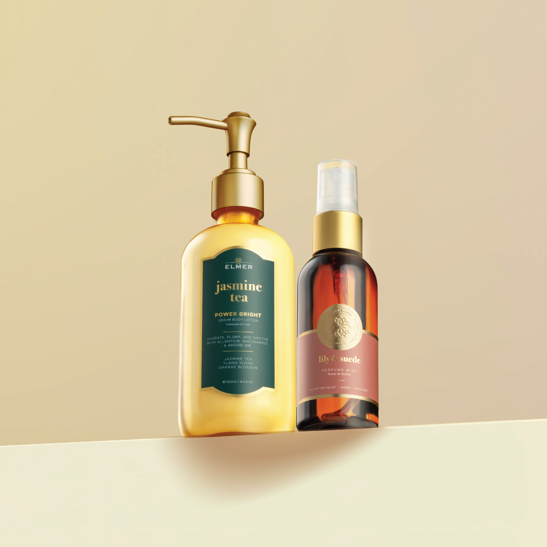 Scent Layering Set - Power Bright Serum Body Lotion 500ml | Perfume Mist 60ml