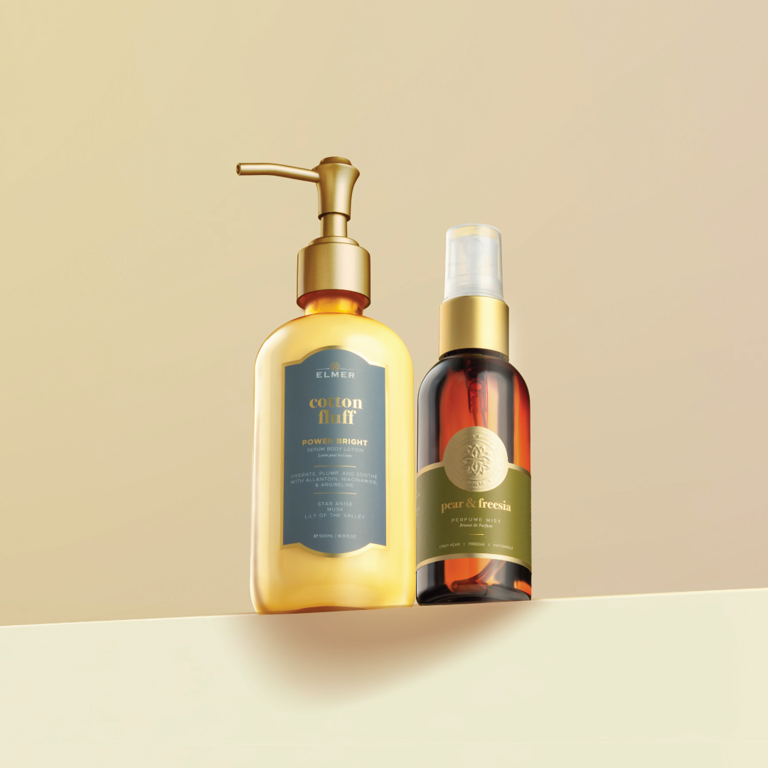 Scent Layering Set - Power Bright Serum Body Lotion 500ml | Perfume Mist 60ml