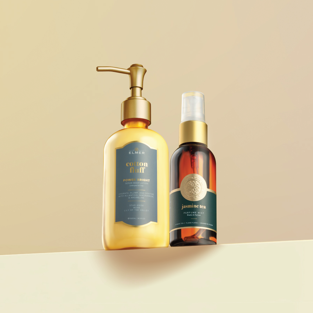 Scent Layering Set - Power Bright Serum Body Lotion 500ml | Perfume Mist 60ml