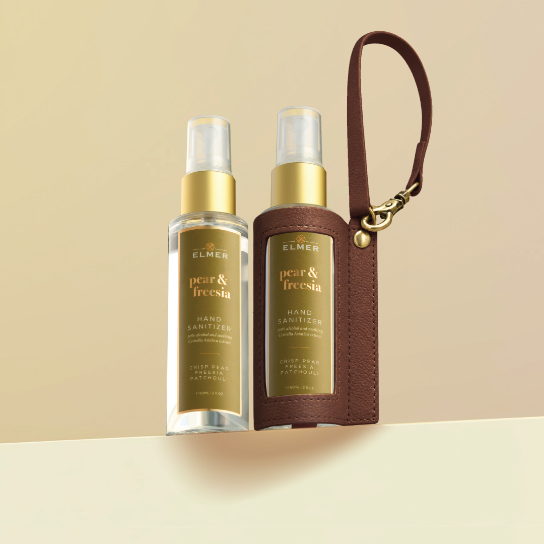 Special Bundle Perfect Pair Hand Sanitizer 60ml & Leather Holder