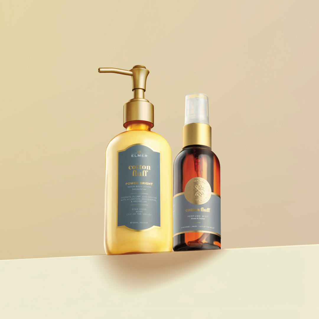 Scent Layering Set - Power Bright Serum Body Lotion 500ml | Perfume Mist 60ml