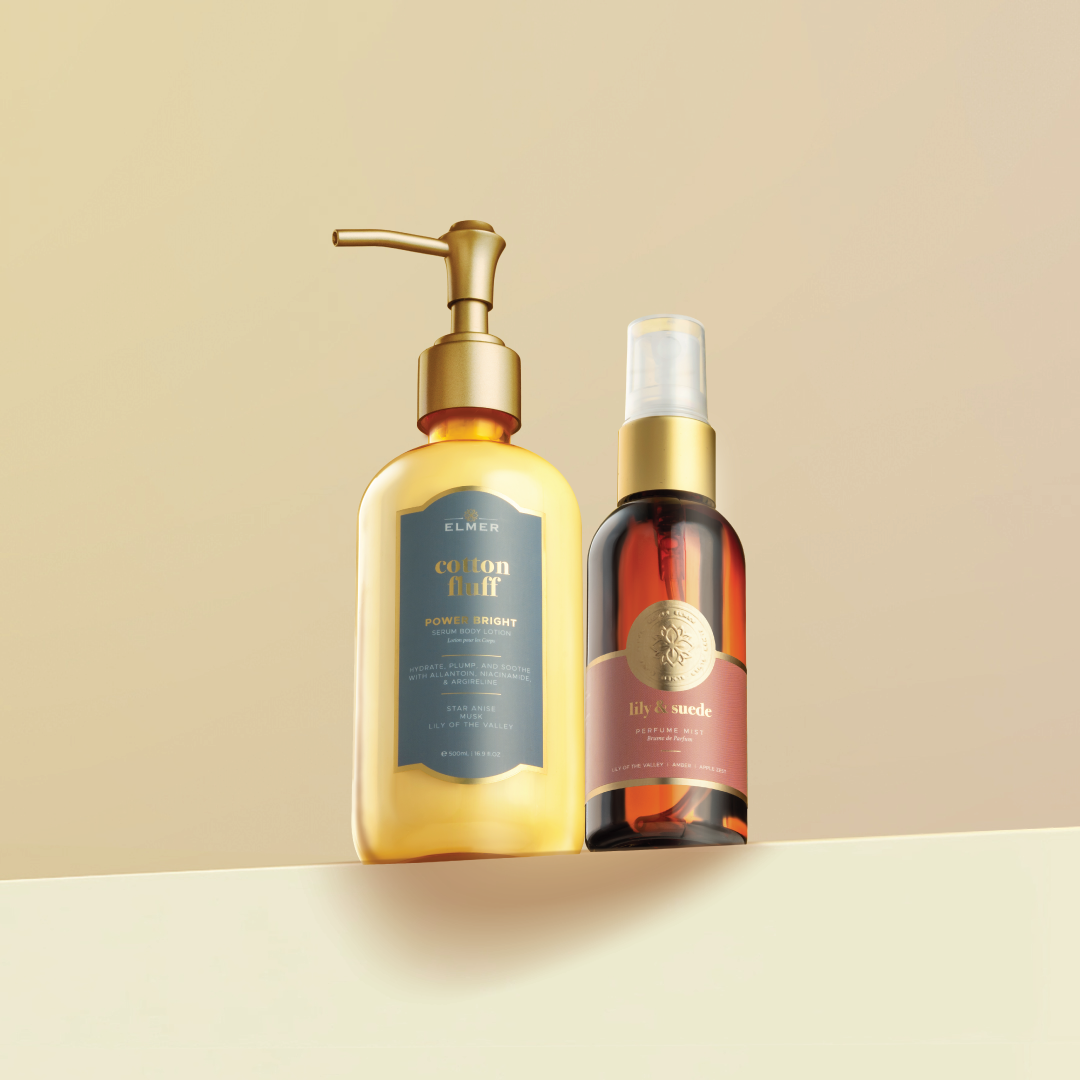 Scent Layering Set - Power Bright Serum Body Lotion 500ml | Perfume Mist 60ml