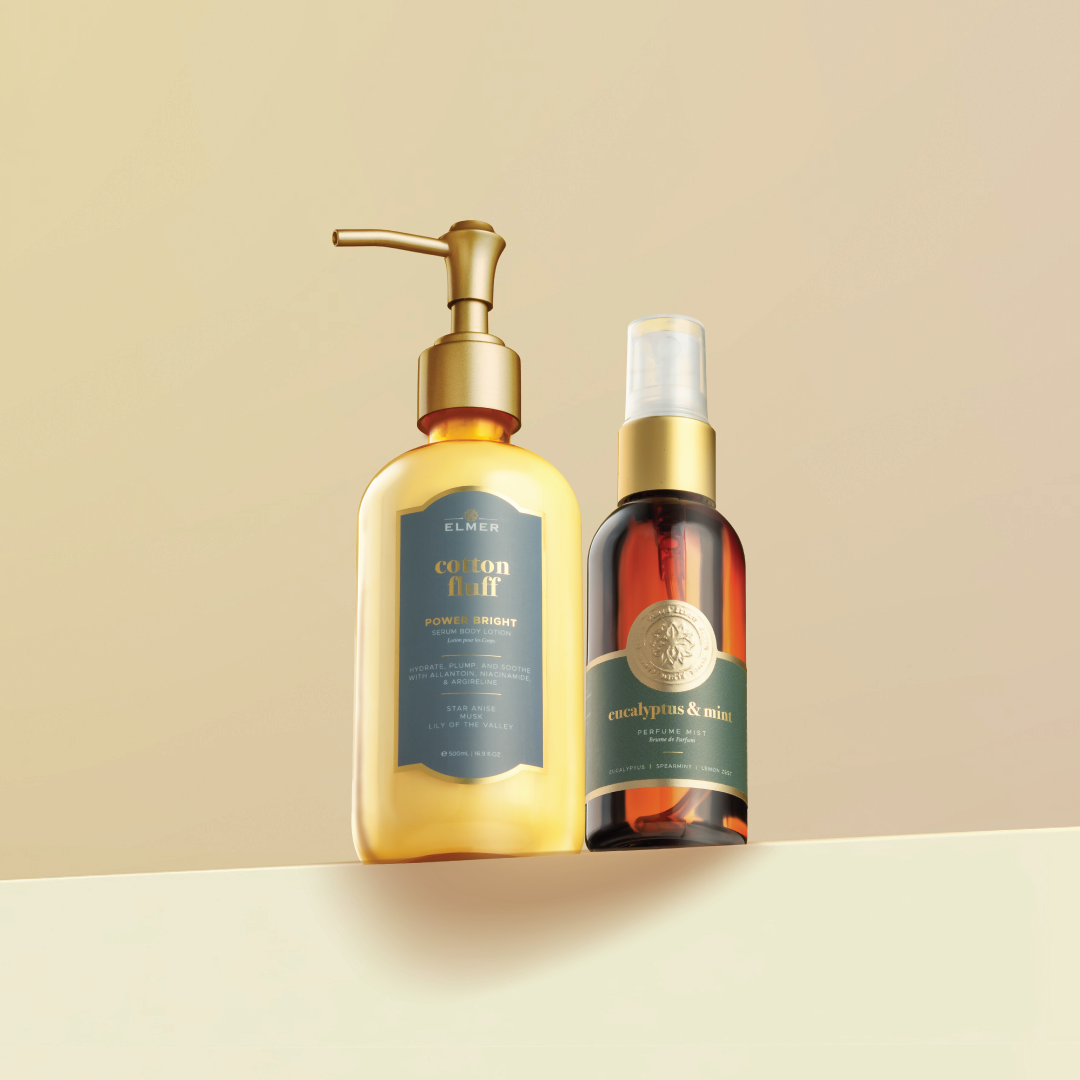 Scent Layering Set - Power Bright Serum Body Lotion 500ml | Perfume Mist 60ml
