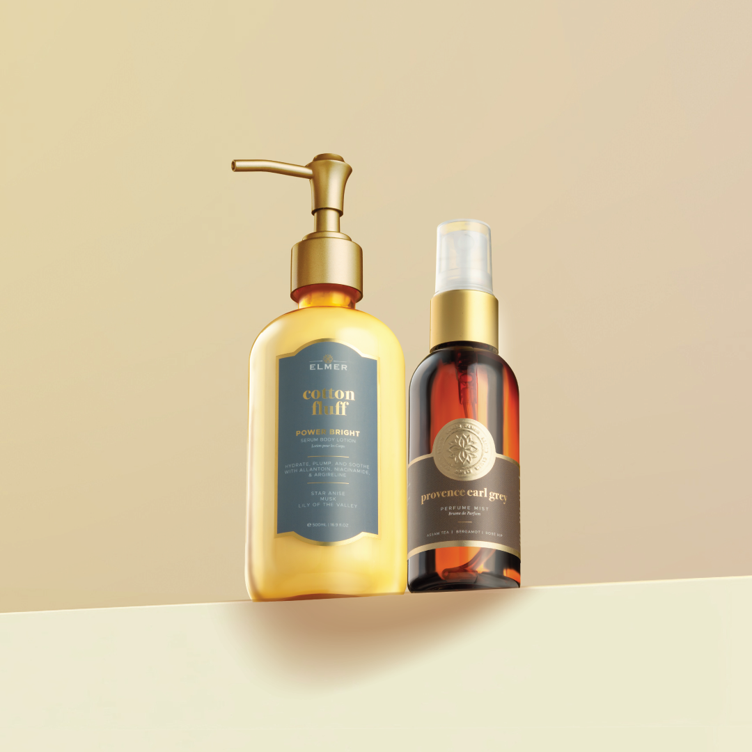 Scent Layering Set - Power Bright Serum Body Lotion 500ml | Perfume Mist 60ml