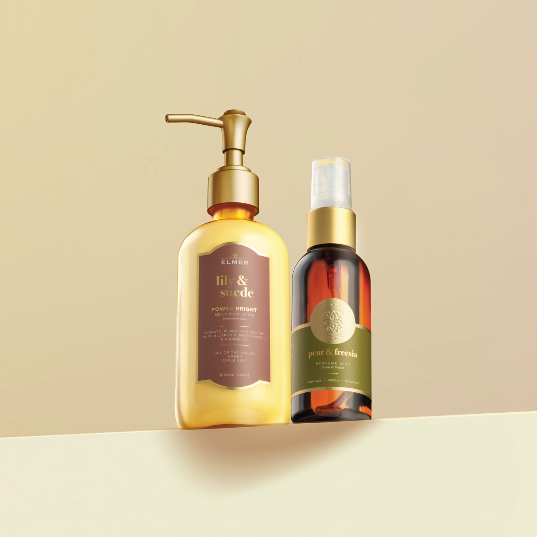 Scent Layering Set - Power Bright Serum Body Lotion 500ml | Perfume Mist 60ml