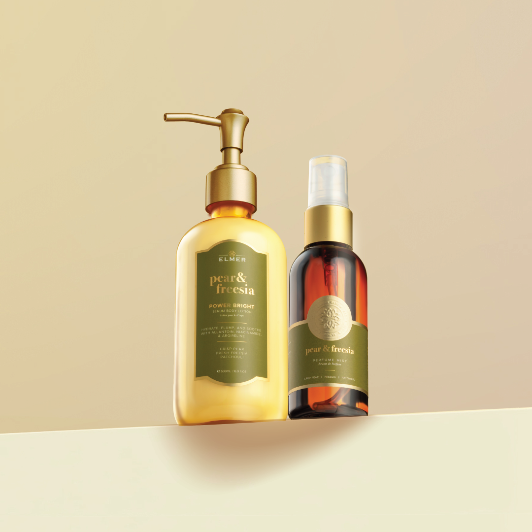Scent Layering Set - Power Bright Serum Body Lotion 500ml | Perfume Mist 60ml