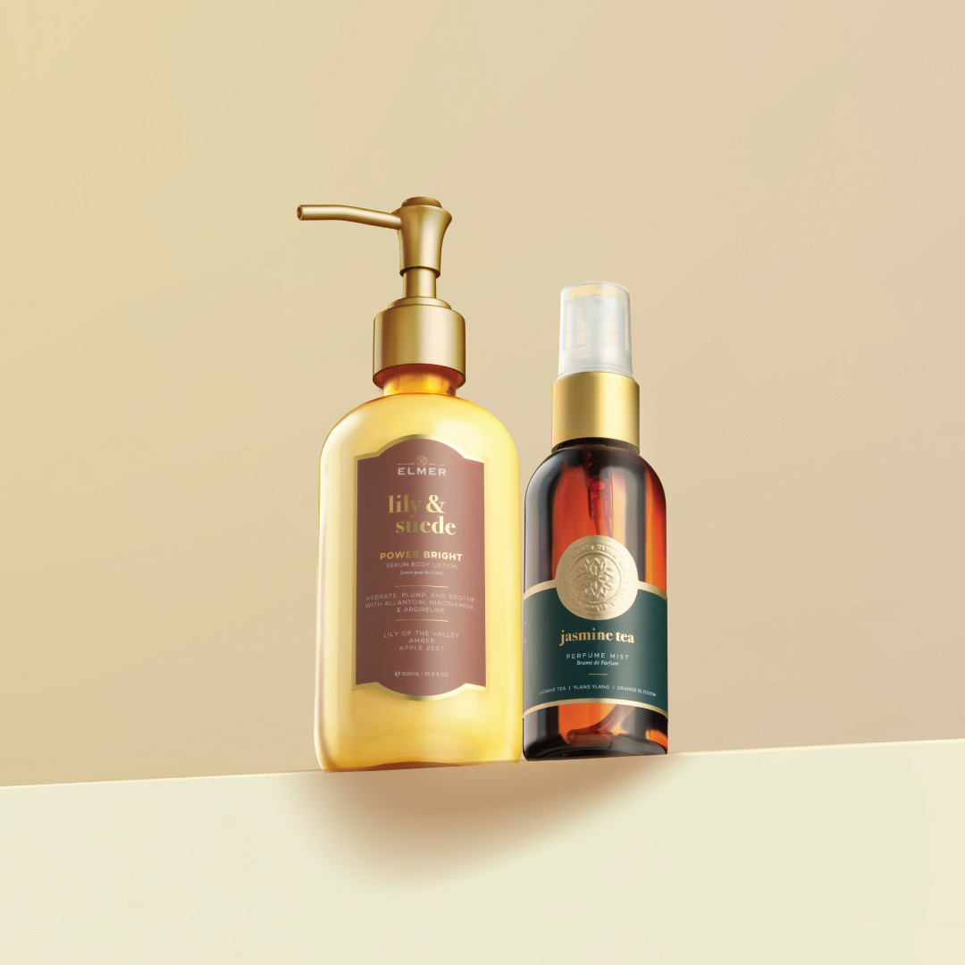 Scent Layering Set - Power Bright Serum Body Lotion 500ml | Perfume Mist 60ml