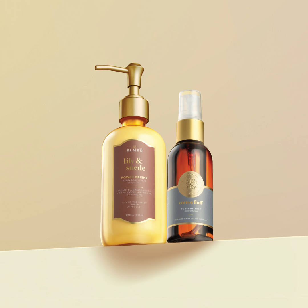 Scent Layering Set - Power Bright Serum Body Lotion 500ml | Perfume Mist 60ml