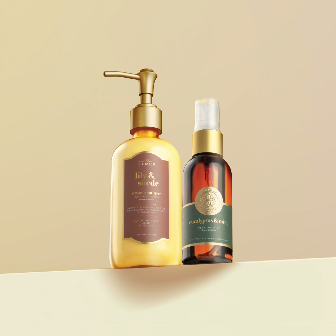 Scent Layering Set - Power Bright Serum Body Lotion 500ml | Perfume Mist 60ml