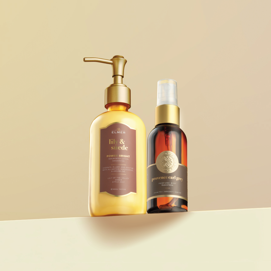 Scent Layering Set - Power Bright Serum Body Lotion 500ml | Perfume Mist 60ml