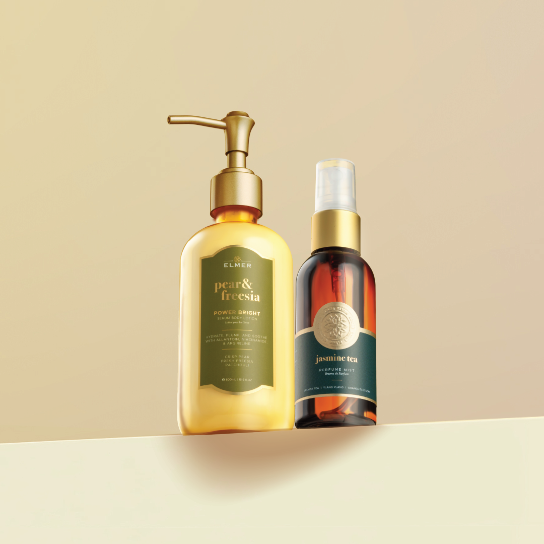 Scent Layering Set - Power Bright Serum Body Lotion 500ml | Perfume Mist 60ml