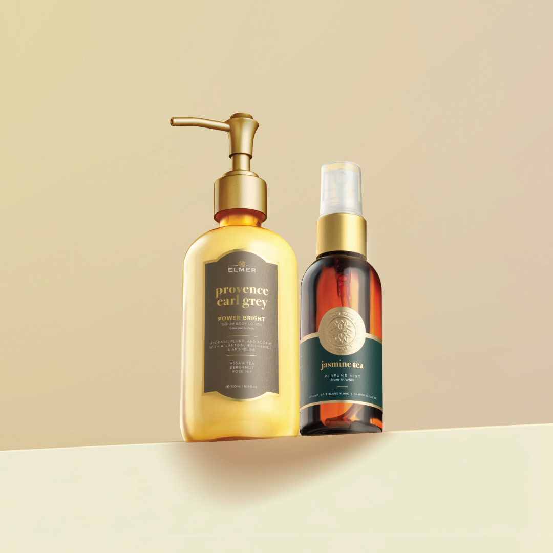 Scent Layering Set - Power Bright Serum Body Lotion 500ml | Perfume Mist 60ml