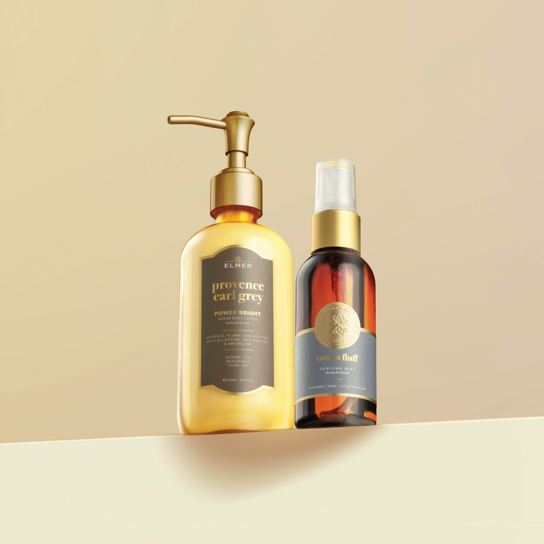 Scent Layering Set - Power Bright Serum Body Lotion 500ml | Perfume Mist 60ml