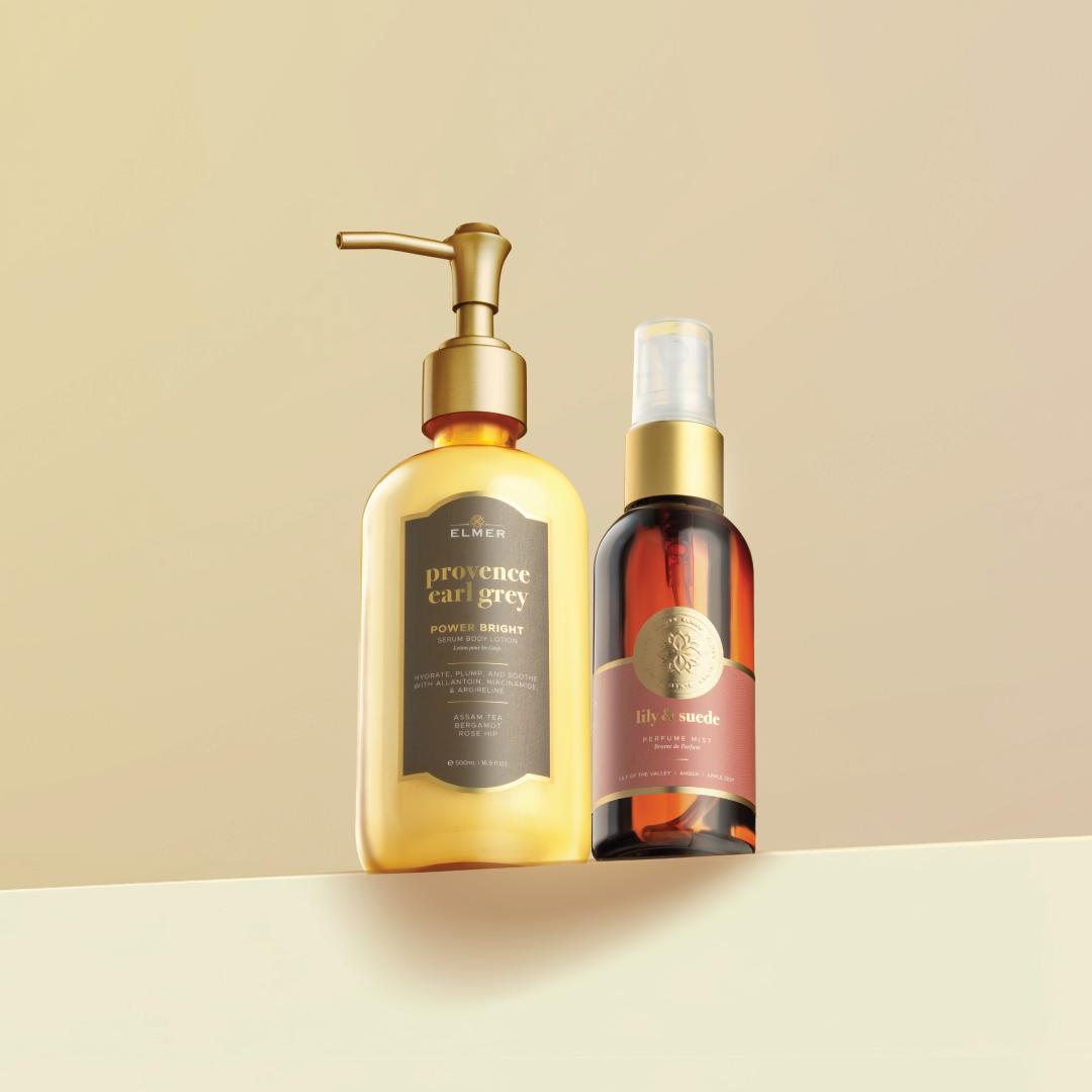 Scent Layering Set - Power Bright Serum Body Lotion 500ml | Perfume Mist 60ml