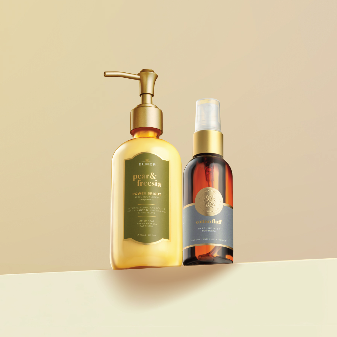 Scent Layering Set - Power Bright Serum Body Lotion 500ml | Perfume Mist 60ml