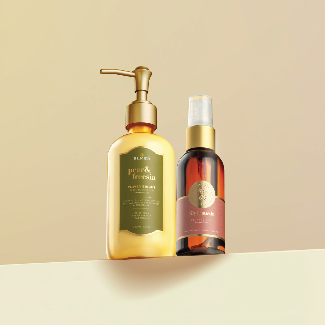 Scent Layering Set - Power Bright Serum Body Lotion 500ml | Perfume Mist 60ml