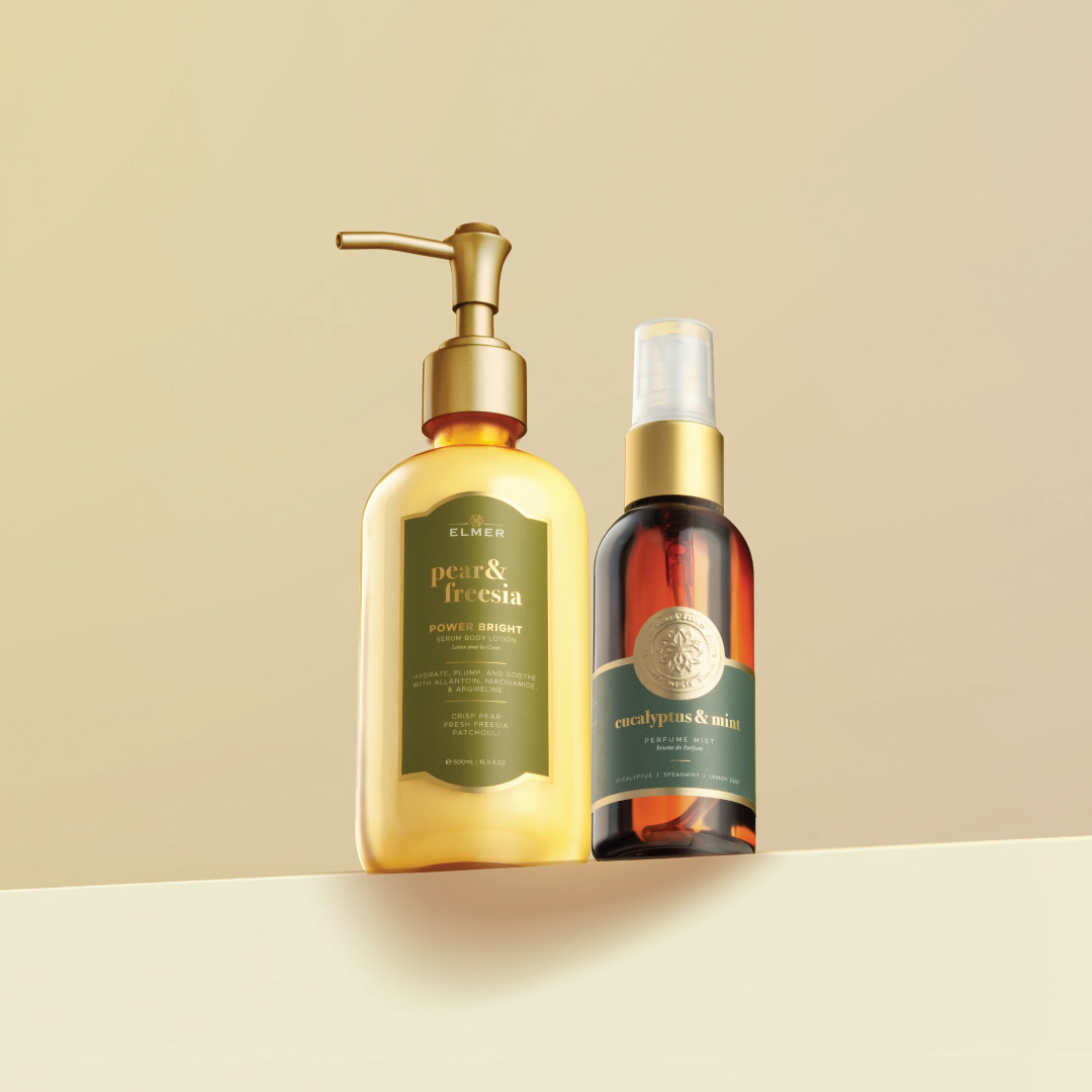 Scent Layering Set - Power Bright Serum Body Lotion 500ml | Perfume Mist 60ml