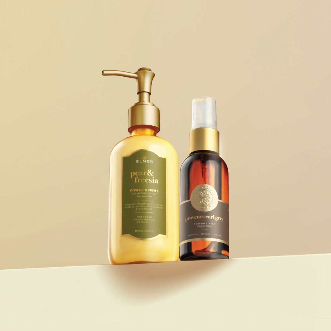 Scent Layering Set - Power Bright Serum Body Lotion 500ml | Perfume Mist 60ml