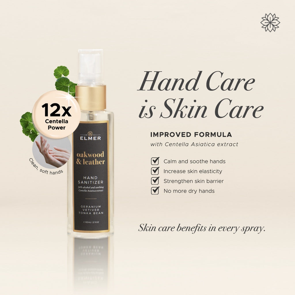 Hand Sanitizer Oakwood & Leather