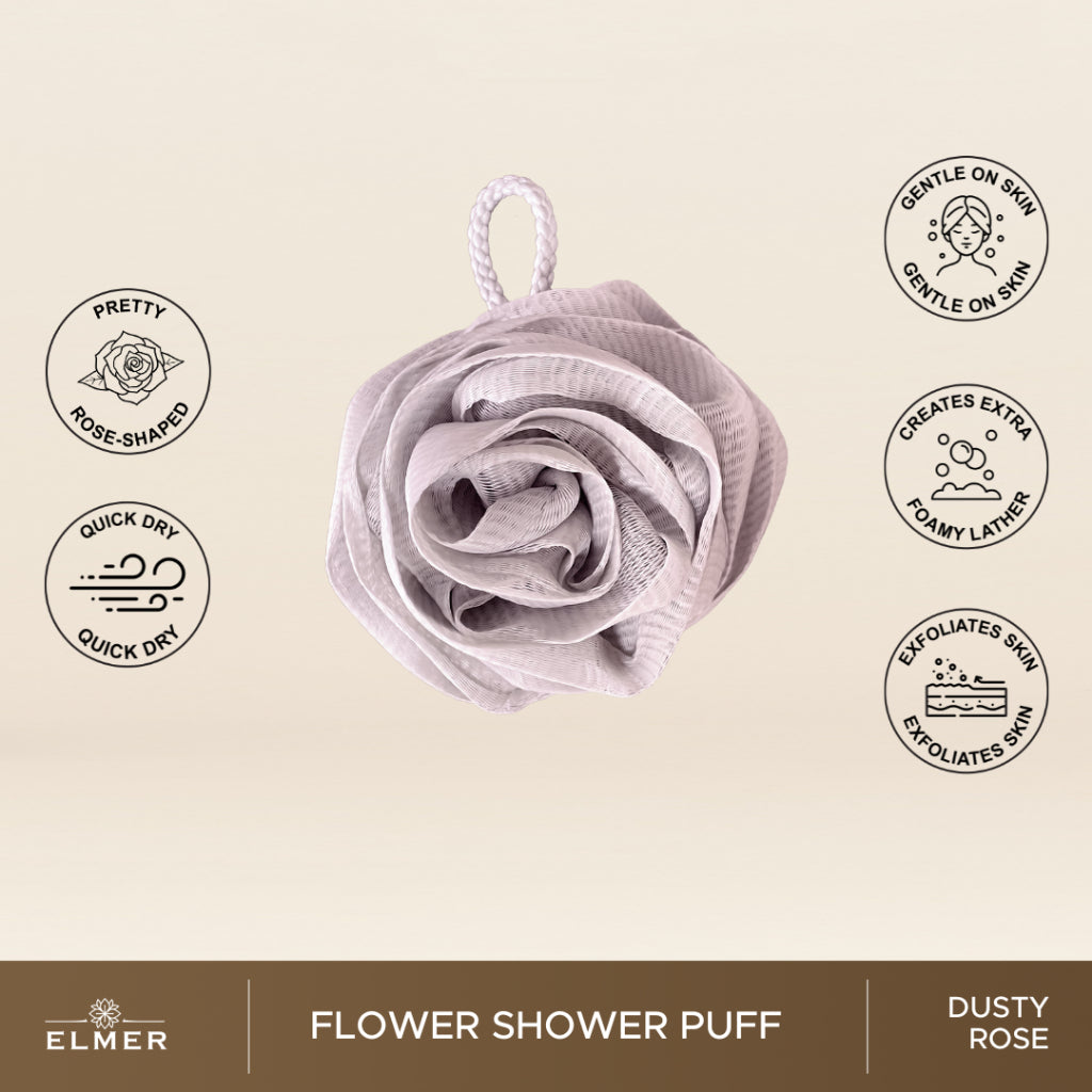 ELMER Flower Shower Puff