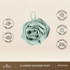ELMER Trio Flower Shower Puff Set