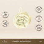 ELMER Trio Flower Shower Puff Set