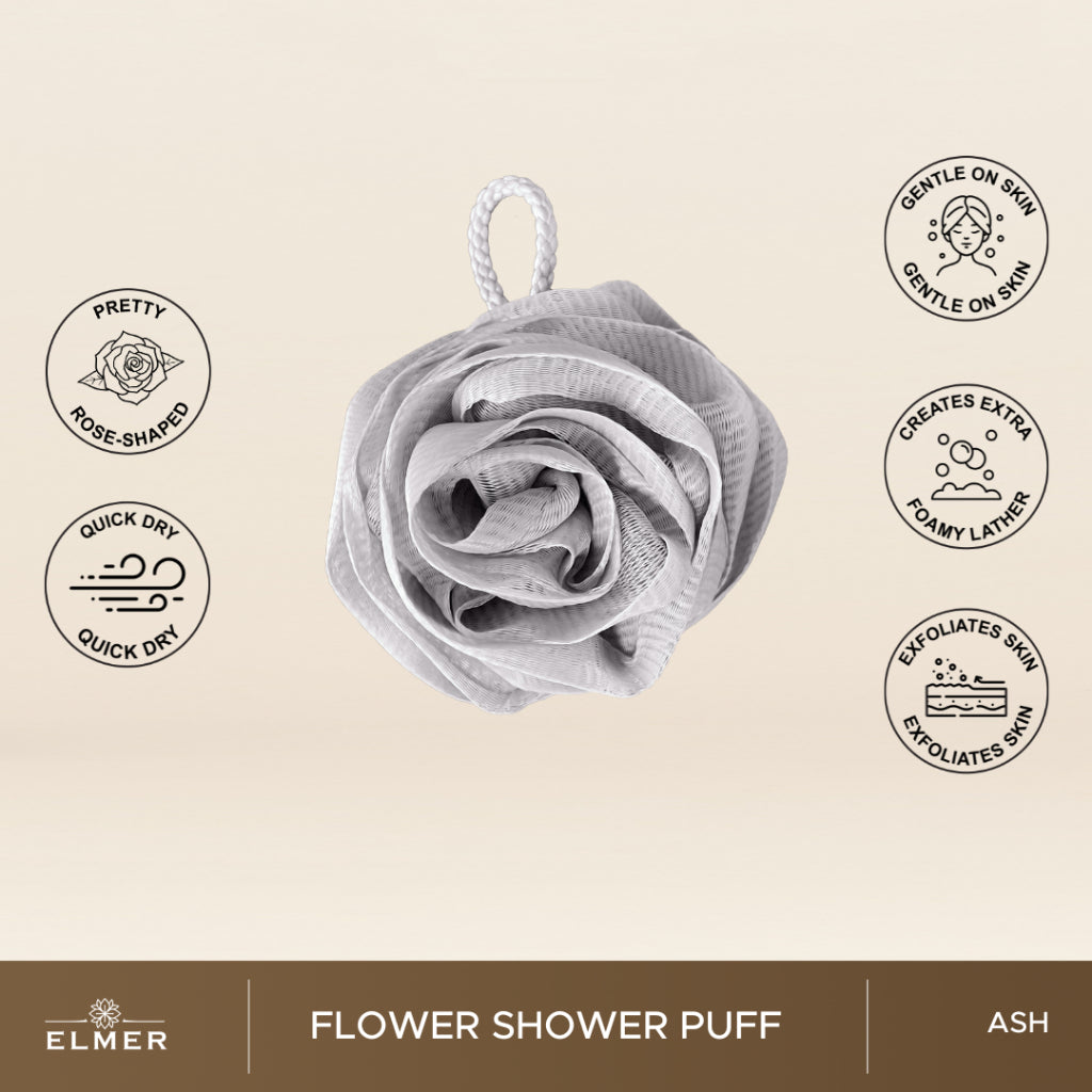 ELMER Flower Shower Puff