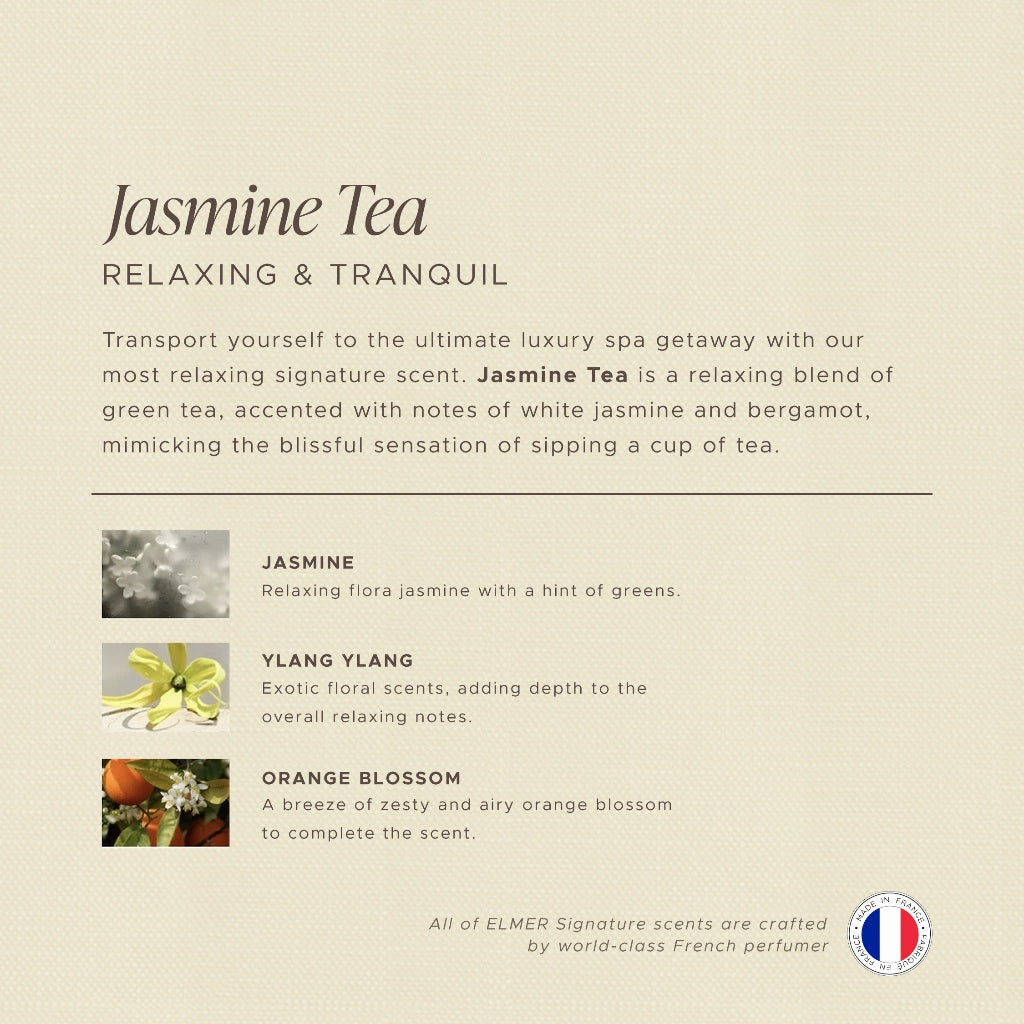 ELMER Jasmine Tea Perfume Mist 60ml Brume De Parfum With Luxurious Fragrance Teh Melati Parfum Wangi Elegan