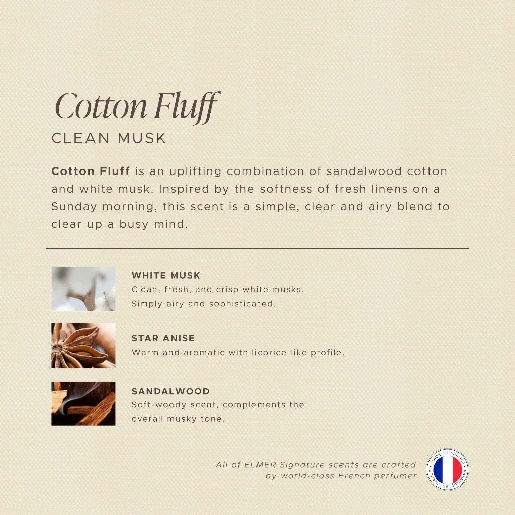 ELMER Cotton Fluff Hand Soap 250ml Gel Aromatic Antibacterial Sabun Cuci Tangan Hand Wash Aromatik Jel