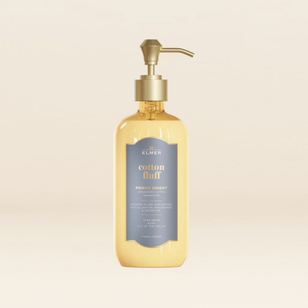 ELMER Scent Layering Set - Power Bright Serum Body Lotion 500ml | Perfume Mist 60ml | Paket Body Lotion & Perfume Mist | Lotion Melembabkan | Wangi Tahan Lama
