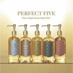 ELMER The Perfect Five Set 5 Body Wash 500ml Power Bright Serum With Niacinamide And Collagen