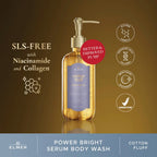 ELMER Bundle of 2 Body Wash 500ml Power Bright Serum With Niacinamide And Collagen Sabun Mandi Bundling