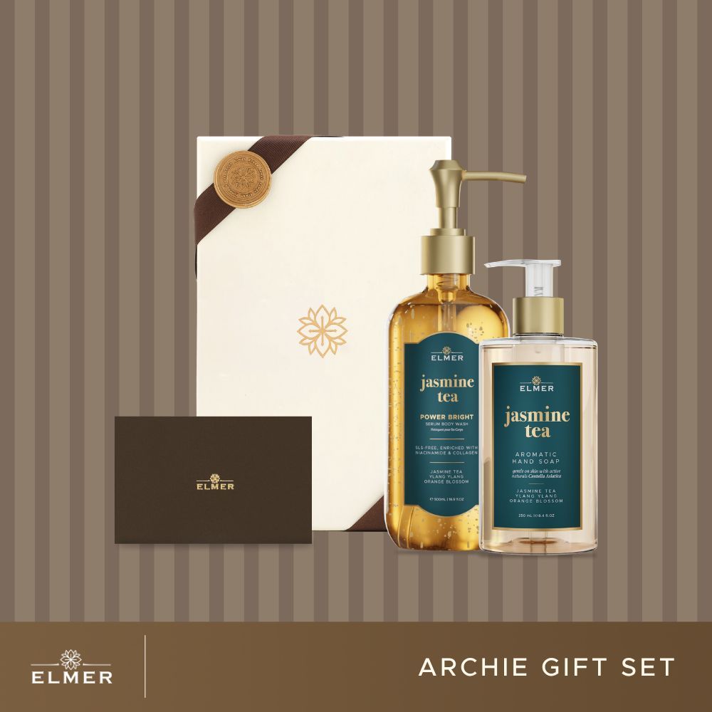 ELMER Archie Set Hand Soap 250ml & Body Wash 500ml Antibacterial Paket Sabun Hampers Hadiah Antiseptic