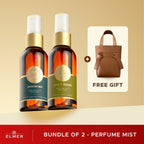 ELMER Bundle of 2 Perfume Mist 60ml Brume De Parfum With Luxurious Fragrance