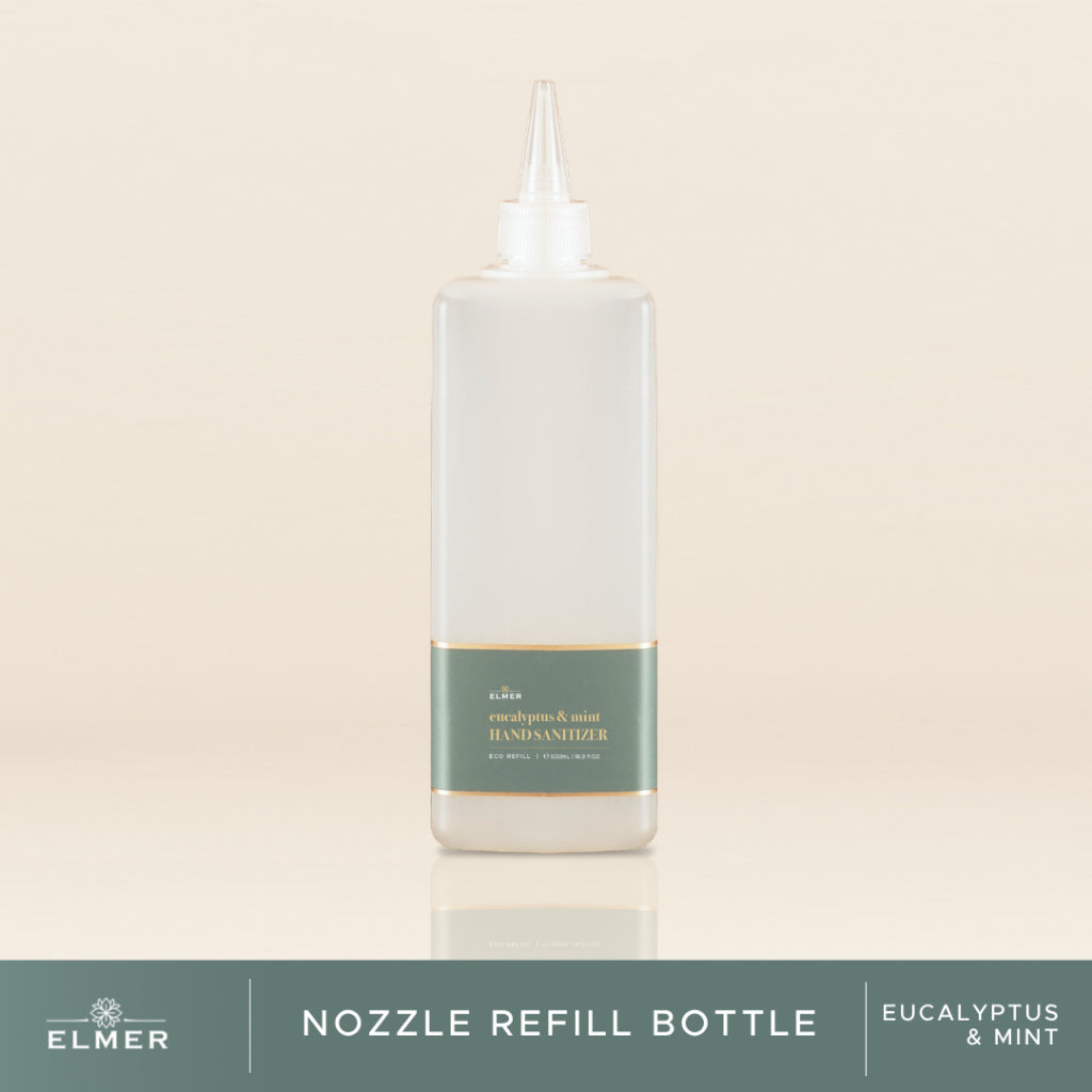 ELMER Refill Hand Sanitizer 500ml 70% Alcohol Isi Ulang Spray Pembersih Tangan