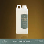 ELMER Refill Body Wash 1000ml Power Bright Serum Body Wash With Niacinamide And Collagen Sabun Mandi Shower Soap