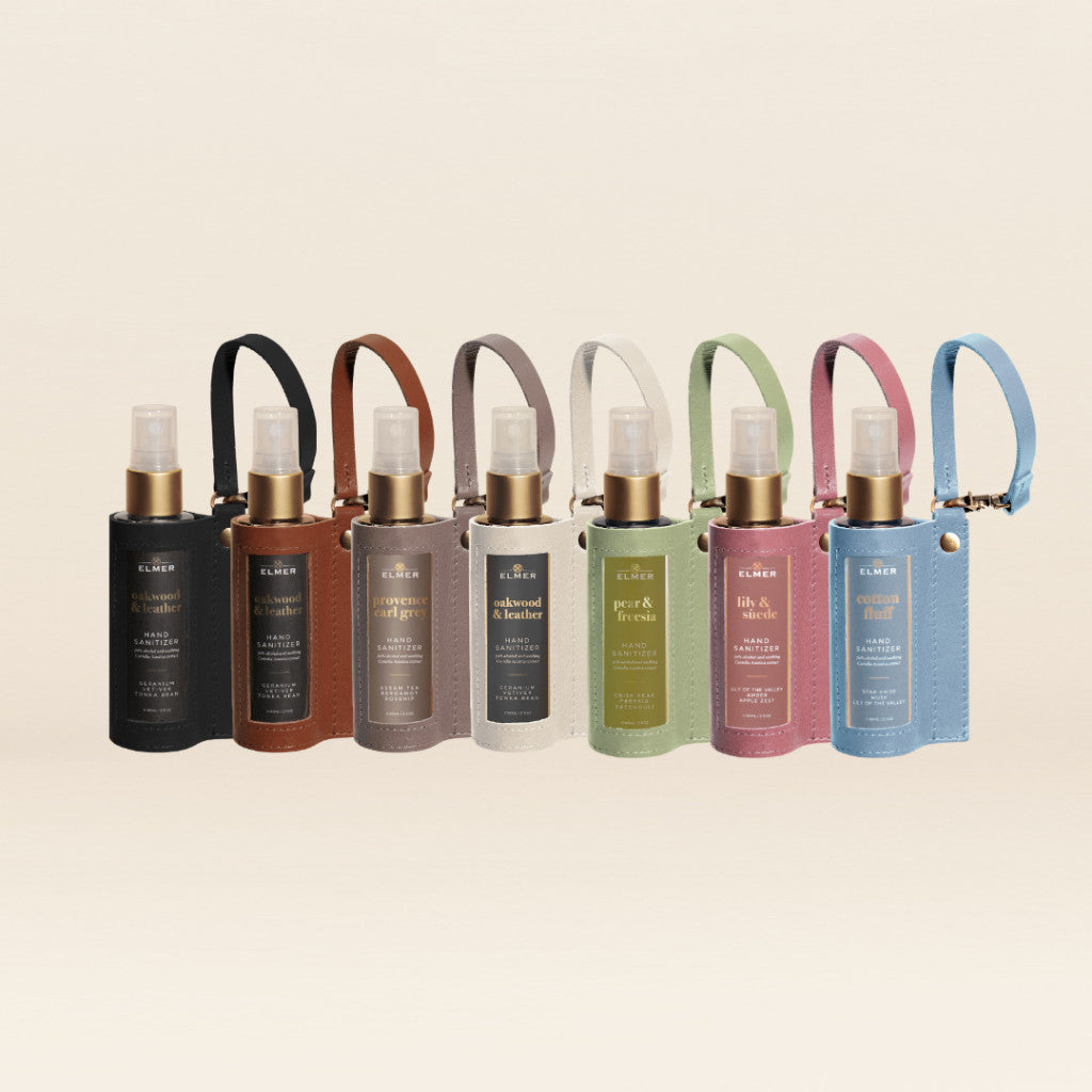 ELMER Classic Series Leather Sanitizer Holder Tempat Gantungan Pembersih Tangan Antiseptic Antiseptik